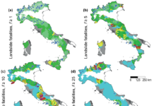 Rischio da frana: Italia a macchia di leopardo
