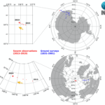 Il veloce viaggio del Polo Nord magnetico verso la Siberia misurato con i satelliti europei Swarm