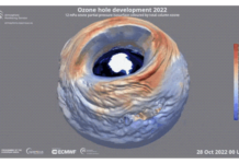 Buchi dell’ozono antartico eccezionalmente persistenti nel 2020-2022