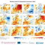 Il clima europeo nel 2022 è stato segnato da un caldo estremo senza precedenti e da siccità diffusa 