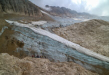 Marmolada: un ghiacciaio dimezzato negli ultimi 25 anni